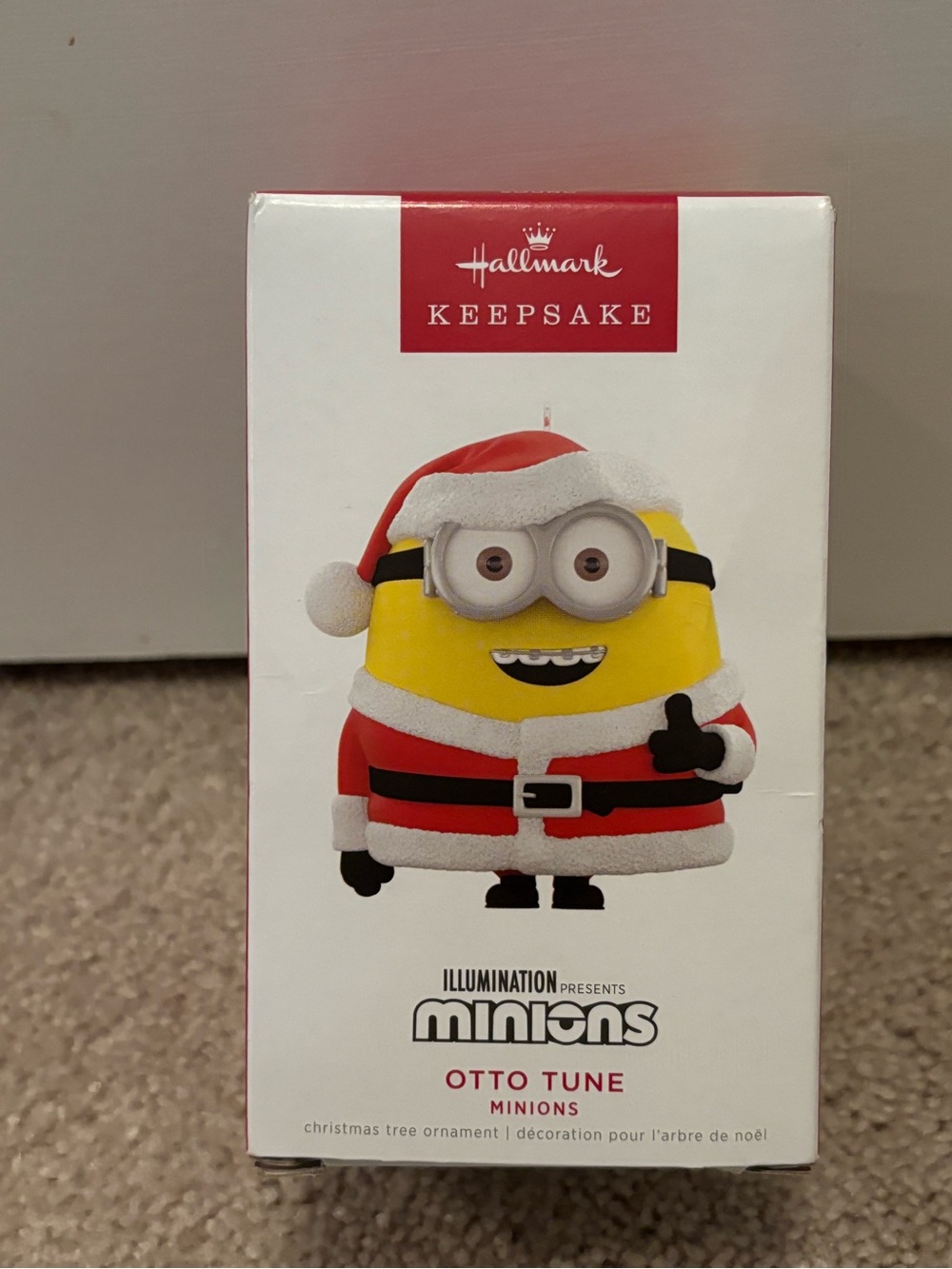 Hallmark Keepsake Minions Otto Tune Christmas Ornament 2022 Magic Sound New